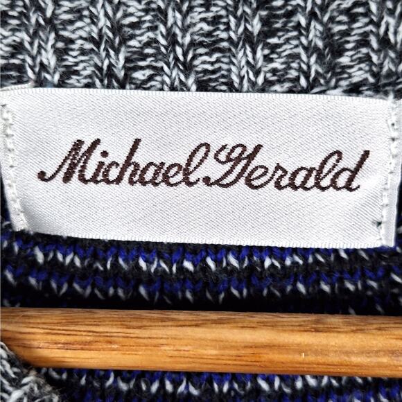 Mens Sweater Medium Vintage Pullover Geometric Grandpa Cosby‎ Dad Classic 90s - Picture 2 of 7